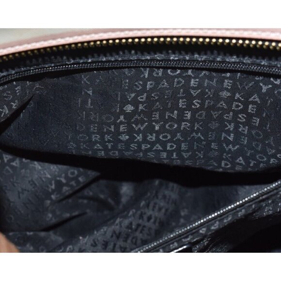 Kate Spade Women Grant Street Jules Grainy Striped Vinyl Shoulder Bag Beach Tote - Picture 15 of 16